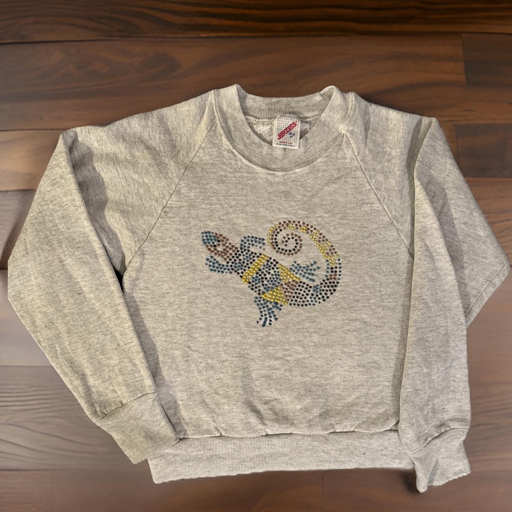 Vintage Gecko Kids Sweatshirt Pull-over